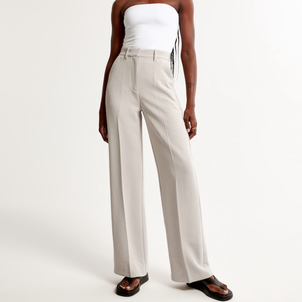 Clean Premium Crepe Wide Leg Pant